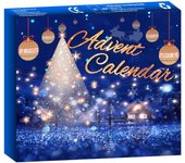 Calendario de Adviento de Navidad 2024: Kit de Joyas DIY para Niños y Adultos con 24 Dijes y Cuentas