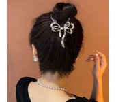 FORWOT Women Elegant Luxury Rhinestone Tassel Ponytail Hair Claws Hair Clips Barrettes Hairpin Headband Fashion Hair Accessories
