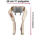 Neck Massager with low Heat Back Shoulder Massager Area Coverage Bionic kneading Wireless Massage