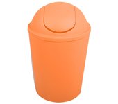 MSV Cubo de Basura AKO Naranja 5.5L - Diseño Moderno y Ecológico