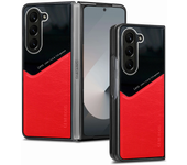 Luxury Leather Magnetic Car Many Function Case for Samsung Galaxy Z Fold 6 5 4 3 TPU Soft Frame Shockproof Protect Phone Cover