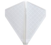 Plumas Cosmo Darts Flights Flight Pro V-6 White  Dardos,Plumas,Plumas Cosmo Darts (Fit Flight),V Series Cosmo Darts