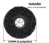 1Pcs 100/115/125mm Coral Disc Poly Strip Disc Grinder Strip Disc Angle Grinder Polishing Wheel for Paint Rust Removal Abrasive