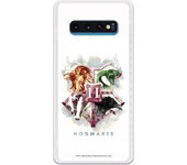 Funda original compatible con Samsung Galaxy S10 Plus - Harry Potter Hogwarts Acuarella