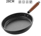 Frying Pan Wok Pan Non-Stick Pan 30/24/26/28cm with cover Household Induction Gas Stove Universal Pot Cooking Steak Pancake Pan