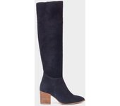 Pedro Miralles Botas de caña alta de serraje modelo DRESDE en tonos Azules. Hecho a mano en España.