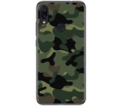 Tumundosmartphone FUNDA de GEL TPU para Xiaomi Redmi Note 7 diseño Camuflaje Dibujos
