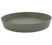 Plato de Inyección para Maceta Plastiken Color Taupe Ø20cm Resistente a Rayos Solares