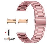 No Gaps Stainless Steel Band for Samsung Galaxy Watch7 6 4 Classic 46mm 47mm/Watch4 5 pro 44mm 40mm Strap Curved end Bracelet