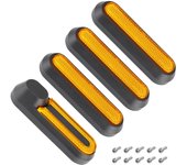 Electric Scooter New Wheel Cover Hub Cap Protective Shells Reflective Stickers for Xiaomi Mi 1S Pro 2 M365 Scooter Accessories