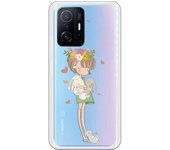 Funda compatible con Xiaomi Mi 11T (5G)   / 11T Pro (5G)  - Nina fondo corazones