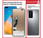 6.58‘’ For Huawei P40 Pro LCD Display Touch Screen Digitizer Assembly For Huawei P40 Pro ELS-NX9 ELS-N04 Screen With Frame