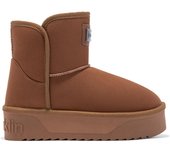 D.Franklin Botas Australianas de Corte Bajo de Mujer Nordic V.2 Basic Low    Camel  - Botas para Mujer - Moda casual Mujer