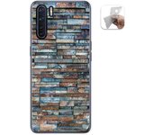Tumundosmartphone Funda Gel Tpu para Oppo A91 diseño Ladrillo 05 Dibujos