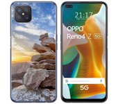 Tumundosmartphone Funda Gel Tpu para Oppo Reno 4Z 5G diseño Sunset Dibujos