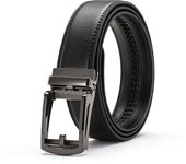 Men's Leather Belts Fashion Automatic Buckle Cowskin Male Belts Luxury Designer Black Brown 3.5cm