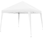 Carpa Plegable, Estructura Robusta, Regulable, Cenador, Pergolas de Jardin, Toldo Camping, Playa, Exterior, Carpas Repelentes al Agua, Cenadores para Jardin - 3x3 m Blanco