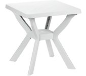 SANCO STORE - IPAE Mesa Resina Blanca Cuadrada 70x70x72 (Alt.) cm.