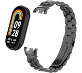 Strap for Mi Band 8 Bracelet Metal Wristbands for Xiaomi Mi Smart Band 8 Watch Stainless Steel Miband 8 Replacement Accessories