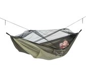 Hamaca Ultra Ligera Moskito-Traveller Thermo XXL | Hamaca Ultraligera con mosquitera. Hamaca Incluye Compartimento para una colchoneta | Soporta hasta 200 kg; Medidas: 3,05m x 1,60m