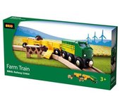 Tren Animales Granja Brio | Juguetes de Madera