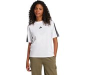 Camiseta Adidas 3 Bandas Sj Bj Blanca Je1211 Mujer