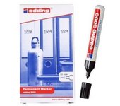 Rotulador Edding 3000 Rojo Pergamino - Marcador Permanente Resistente a Borrones y Desgaste
