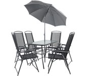 7 piezas muebles de jardín conjunto de asientos grupo de comedor grupo de mesa sillas de respaldo alto conjunto 110 7 piezas muebles de jardín conjunto de asientos grupo de comedor grupo de mesa sillas de respaldo alto conjunto 110