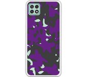 Funda compatible con Samsung Galaxy A22 5G - Militar Rosa