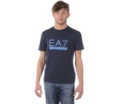 Emporio Armani EA7 Camiseta Algodón Hombre Azul Oscuro 3ZPT42PJ18Z 1554