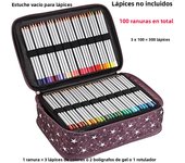 School Pencil Case Supplies 300 Slots Pencilcase Stationery Organizer Acsesories Large Capacity Pen Box Kit Aesthetic Bag Pouch