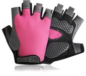 Guantes de Gimnasio para Levantamiento de Pesas Equipo Deportivo Transpirable Antideslizante sin Dedados para Fitness y Cycling para Hombres y Mujeres