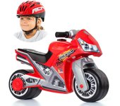 MOLTO Moto correpasillos Molto Cross Premium Niño + Casco Rojo MLT