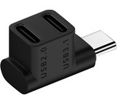 5/2PCS 180 Degree Angle USB C Adapter USB-C Male to Female 20Gbps PD 140W Charging Converter Adapter for Steam Deck Accessories