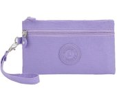 1PC Women Nylon Zipper Bag Clutch Portable Coin Purse Simple Handbag Gifts Mobile Phone Bag Wallet Card Holder