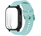 22mm Silicone Strap With Case For Xiaomi Redmi Watch 5 Active Lite Smart Watch Wrist Band And Case For Redmi Watch 5 Active Lite