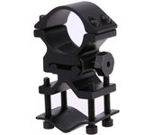 Mount Flashlight Holder Universal Flashlight Laser Torch Bracket Aluminum Alloy Adjustable for Outdoor Camp Hiking