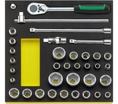 STAHLWILLE 96830354 BANDEJA TCS CON JUEGO DE HERRAMIENTAS DE MANO 1/2" TCS 50/52/30/6 MF