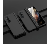 Plastic Shell Membrane Phone Case for Samsung Galaxy Z Fold 6 5 4 3 Fold6 Fold5 Fold4 Fold3 with Pen Slot Hinge Protection Cover