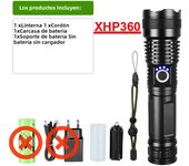 2024 Ultra Powerful Flashlight 800W Rechargeable Torch Light 10000mAh XHP360 High Power LED Flashlights 5000M Tactical Lantern