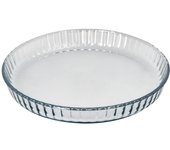 Molde rizado horno cristal borosilicato ø 28 cm. ideal postres, cocina, resposteria, tartas, quiche, libre bpa
