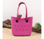 Large Beach Bag Summer EVA Beach Basket Women Picnic Tote Bag Holes Waterproof Handbag Pouch Shopping Shoulder Bag