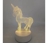 3D Acrylic Light USB LED Night Light Neon Light Christmas Cartoon Children's Couple Decoration Home Bedroom Life Decoration Wedd