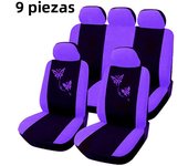 1 Set Butterfly Embroidery Car Seat Cover Cushion Four-season Universal Seat Covers Dust-proof Car Interior Cover Fit For Women