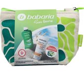 Babaria Sol Neceser Sunshine Aloe 2025 Con Protector Solar Spf50, After Sun y Bruma Facial Hidratante 3 X 100 Ml