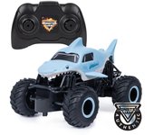 SPIN MASTER - MONSTER JAM - COCHE TELEDIRIGIDO MEGALODON - Coche RC Monster Jam Megalodon a Escala 1:24 - 2.4GHZ hasta 76m - 6044952 - Juguetes Niños +4 Años