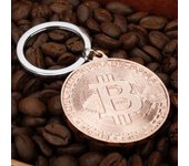 Newest Bitcoin Keychain Music Band Keyring Pendant Women and Men Jewelry Collection Gift