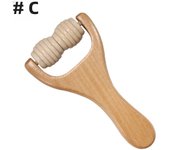 1 PCS Wooden Massage Roller, Instantly Self Massage Waist, Thigh, Legs, Hands, Full Body Roller Tool Massager DIY Maderotherapy