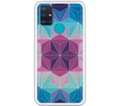 Funda compatible con Samsung Galaxy M51 - Patron geometrico
