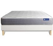 Pack colchón Actiflex dream 135x190cm + Somier multiláminas, Muelles ensacados y espuma viscoelástica, 3 zonas de confort